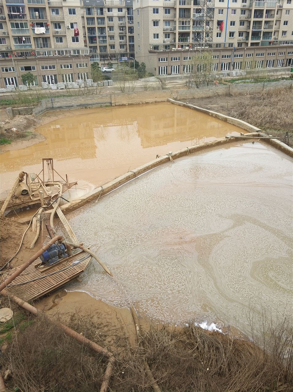 红山街道沉淀池淤泥清理-厂区废水池淤泥清淤