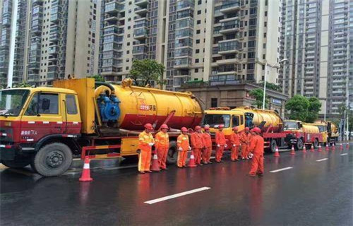 红山街道市政管道清淤