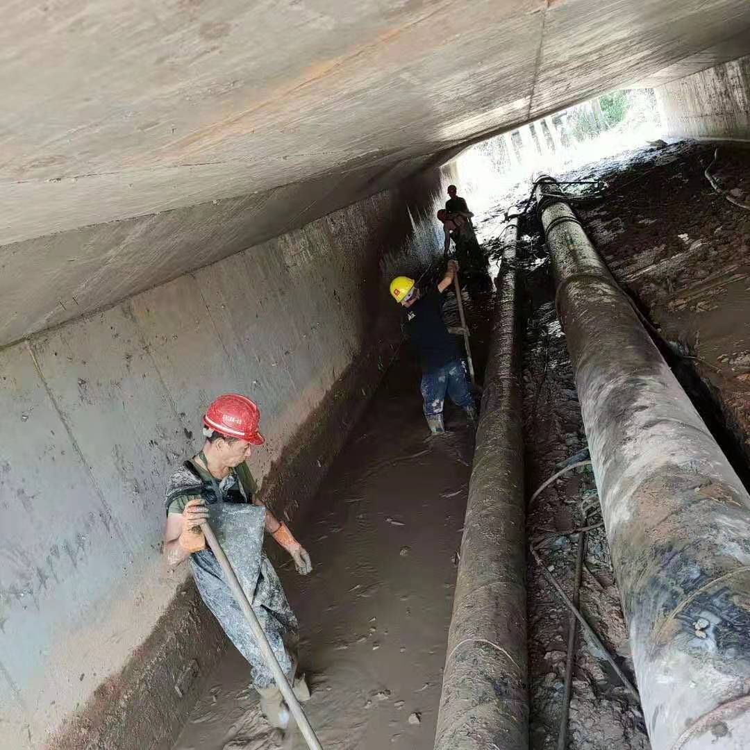 红山街道工业管道清淤